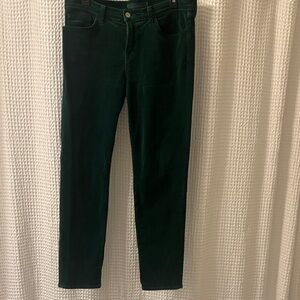J Brand Women's Deep Green Skinny Jeans